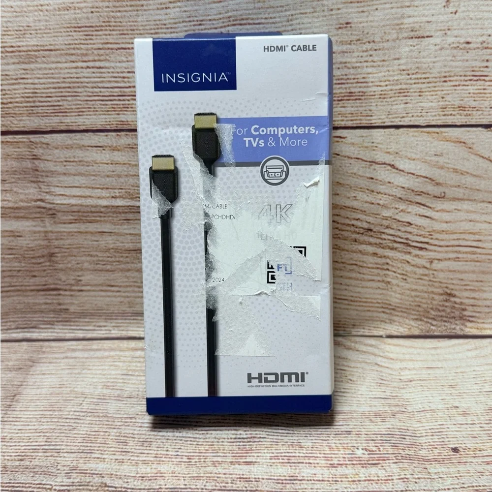 Insignia Black HDMI Cable 6ft- High-Speed AV Connectivity
